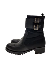 Prada Boots 35.5 Blk Leather 3T6109 Inm01