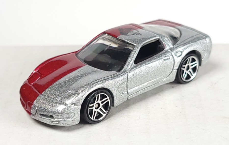 Hot Wheels loose 1997 Corvette C5 red silver Dual Cool 5 pack