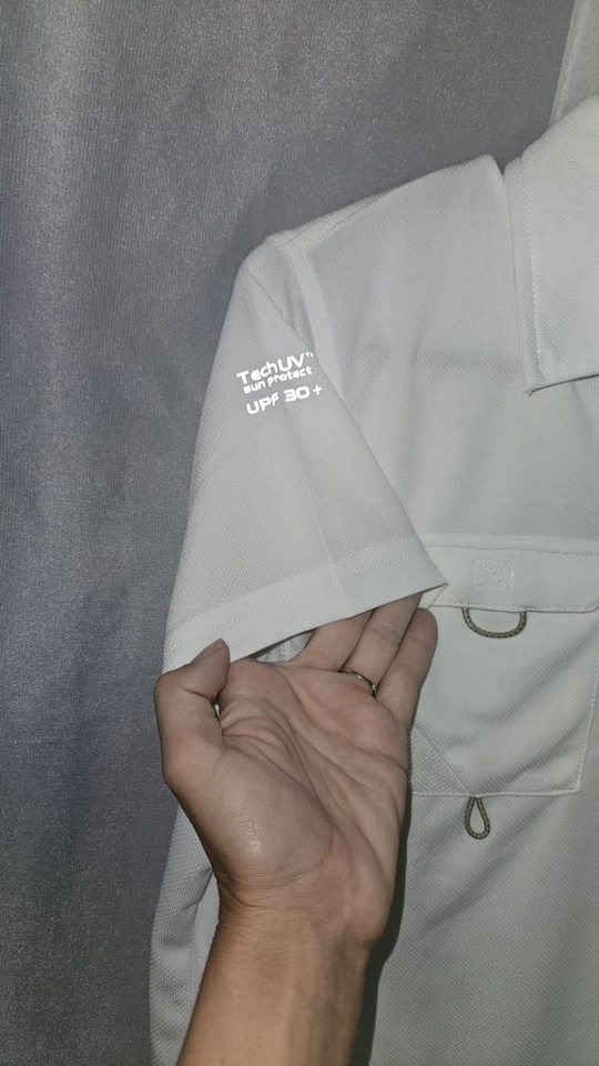 Camisa de pesca tejida grande para mujer UV 30+ nueva con etiquetas Foto 2 de 4