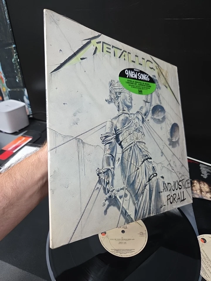 Metallica And Justice For All 2lp Vinyl 1988 1st Press Shrink/Inserts/Hype EX - Image 4 of 4