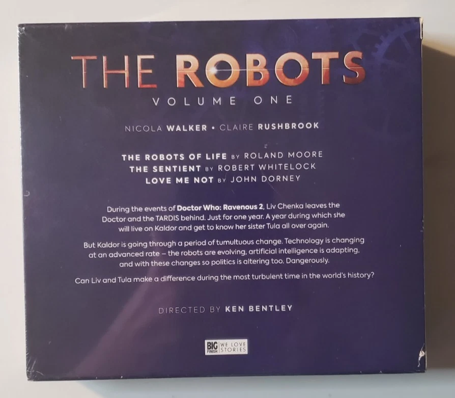 Big Finish The Robots: Vol. 1 & Vol. 2 Doctor Who CD-Audio FACTORY SEALED - Image 4 of 4
