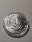 One Troy Ounce Round .999 Silver, Buffalo/Indian Head Design.