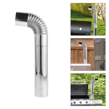  Stainless Steel Chimney Pipe Camping Stove Accessories Extension Elbow for