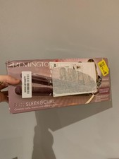 Remington Pro Sleek & Curl Straightners, New, Damaged Box, EU Plug