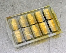 Spraying Systems H1/4U Veejet Brass Spray Nozzle 1/4" NPT Lot of Ten (10)