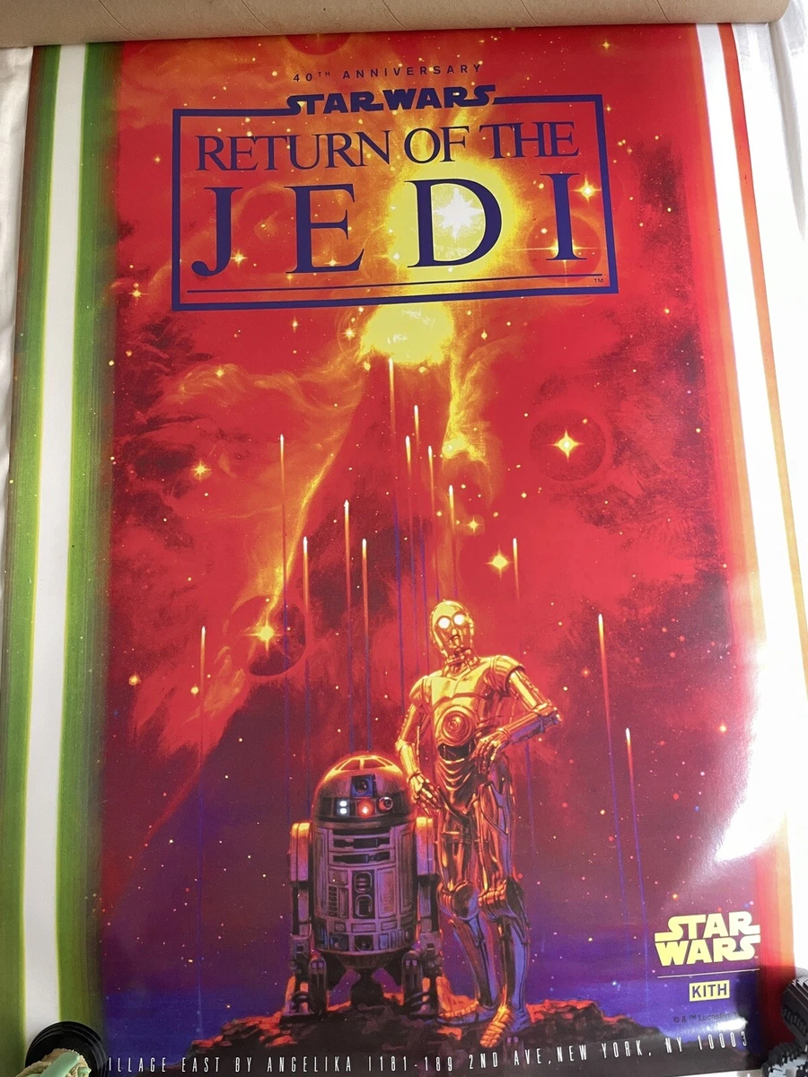 Kith Star Wars - Return Of The Jedi Poster NYC Exclusive | eBay