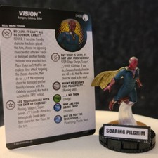 VISION - 043a - SUPER RARE Marvel Studios Disney  Plus Heroclix 43a