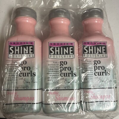 Smooth N Shine Polishing Go Pro Curls Frothie Shampoo Schwarzkopf 13.5 Oz