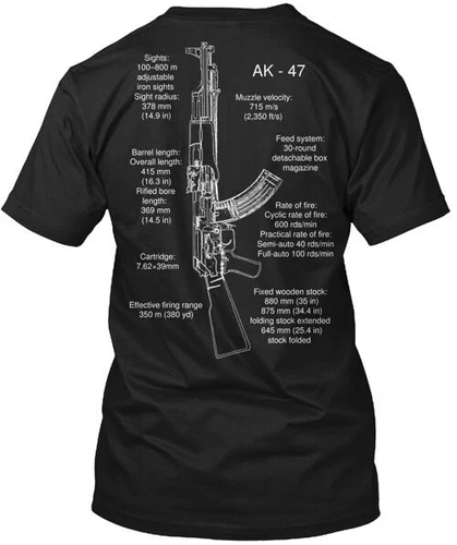 Ak 47 Specs Last Day Tee T-Shirt Crew Neck Unisex
