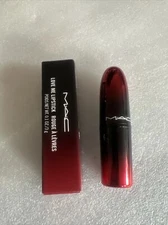 NIB MAC Cosmetics Love Me Lipstick in “Ruby You 433”  Vivid Blue-Red MSRP: $24