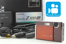 🎦VIDEO👀🌟N MINT🌟 Fujifilm FinePix Z100 fd Digital Camera Brown From JAPAN