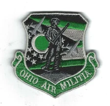 112th FIGHTER SQUADRON 'OHIO AIR MILITIA' MINUTEMAN patch