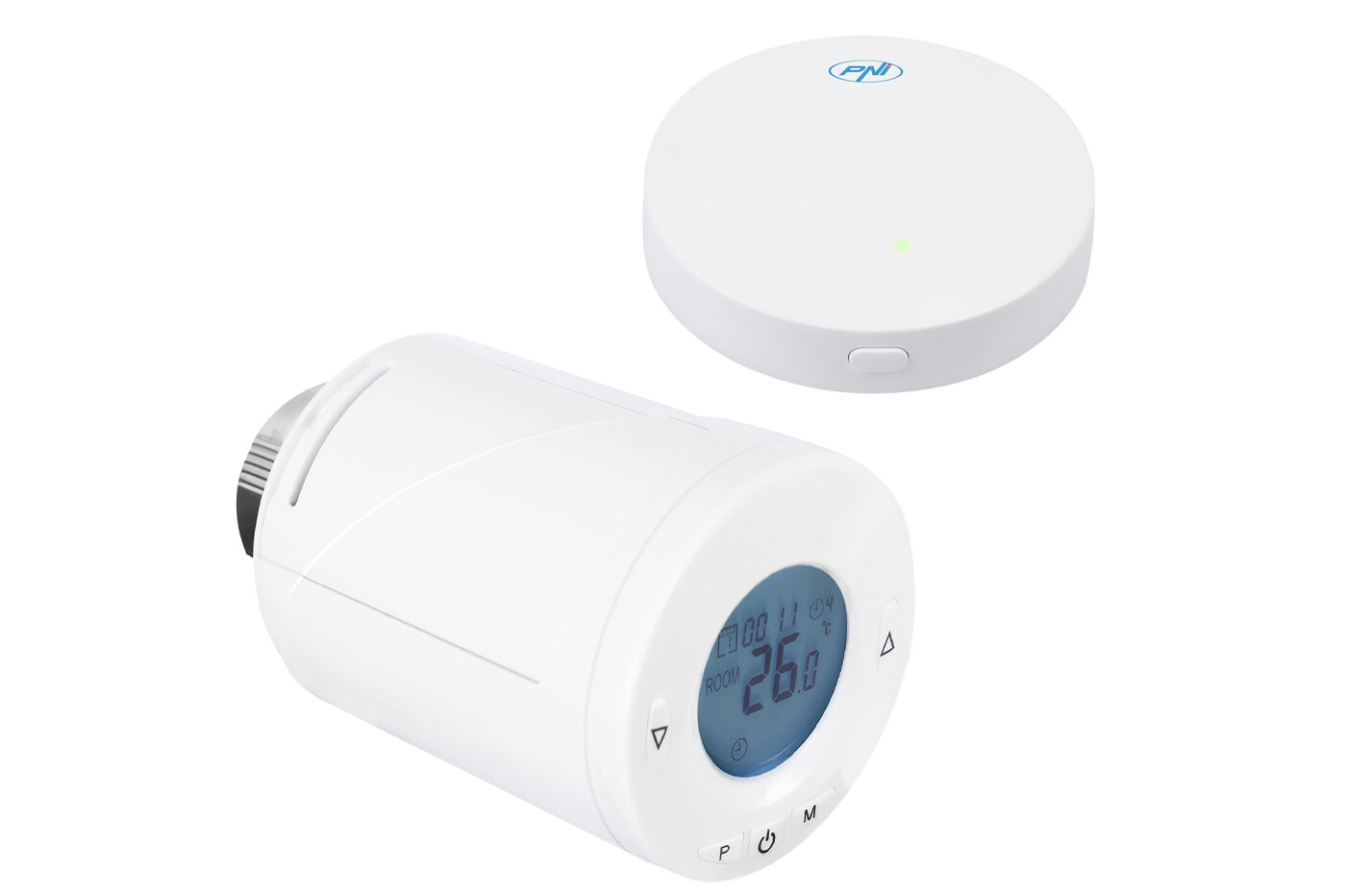Testa termostatica intelligente PNI-CT25T per radiatore HUB termostato wireless
