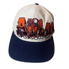 Vintage Auburn Tigers Graffiti Hat Snapback  March Madness NCAA Basketball TOW