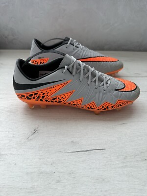 Nike Hypervenom Phinish FG Soccer Cleats Orange Gray 749901-080