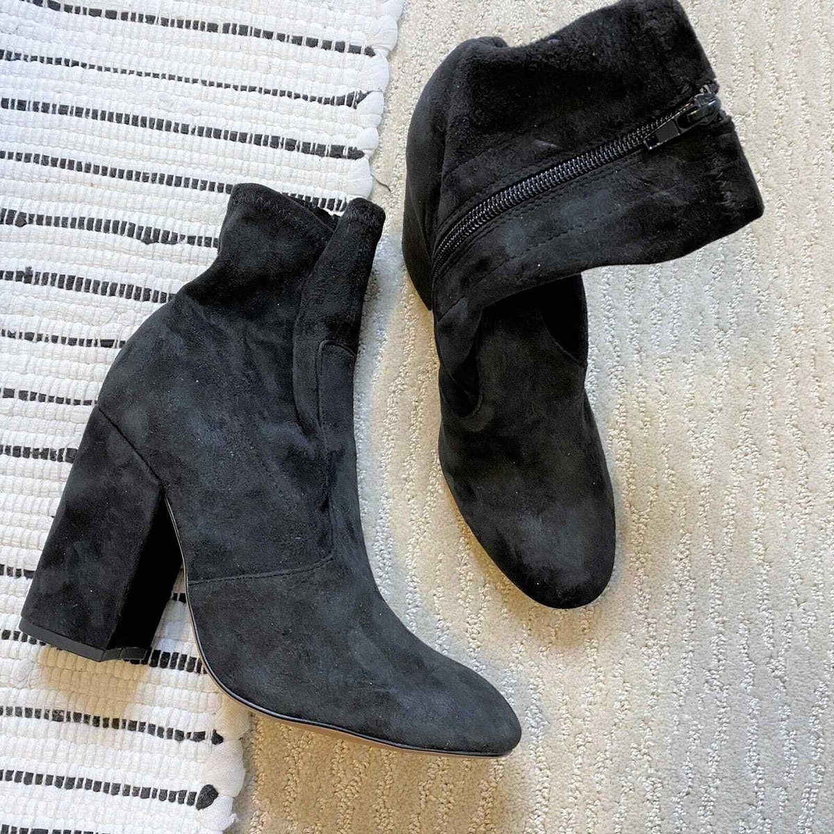 Tony Bianco Pre-owned Women's Alaia Ankle Suede Stretch Boots Size $185