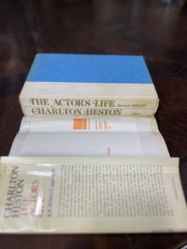 SIGNED* 1978 First Ed. The Actor's Life 1956-1976 By Charlton Heston HC W/ DJ - Picture 7 of 11