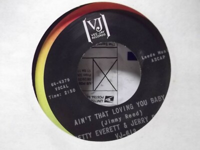 S BETTY EVERETT & JERRY BUTLER LET IT BE ME/AINT THAT LOVING YOU BABY VJRECORDS