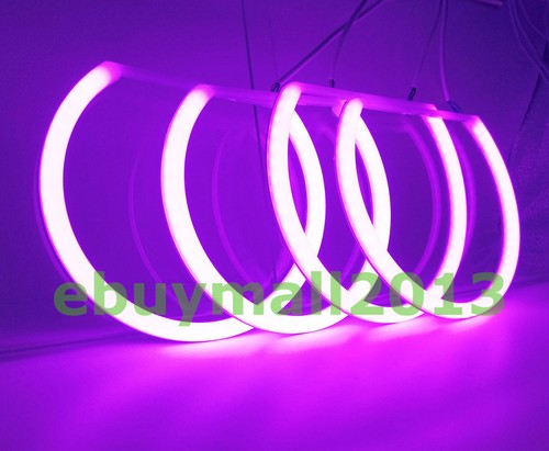 BT App Cotton RGB Halo Ring Angel Eyes For BMW E39 2001-2003 LCI Flash DRL DIY - Picture 11 of 12
