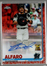 2019 Topps Chrome Update Auto Orange Refractors #CUAJA Jorge Alfaro Auto /25