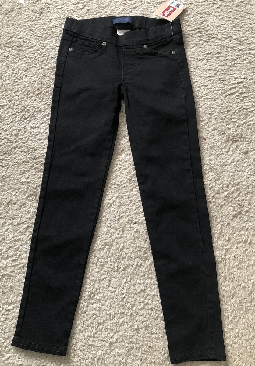 Levi's Girls Jegging Skinny Noir - Taille 8 Regular - Neuf Avec étiquettes