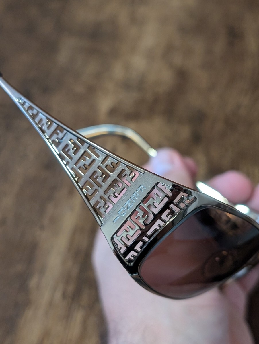 VINTAGE FENDI FS 363 METAL LOGO HIP HOP SUNGLASSES MADE IN VINTAGE FENDI FS 363 METAL LOGO HIP HOP SUNGLASSES MADE IN