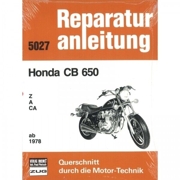 Thumbnail - Honda Cb 650 Z/a/ca (1978-1985) Reparaturanleitung Bucheli Verlag