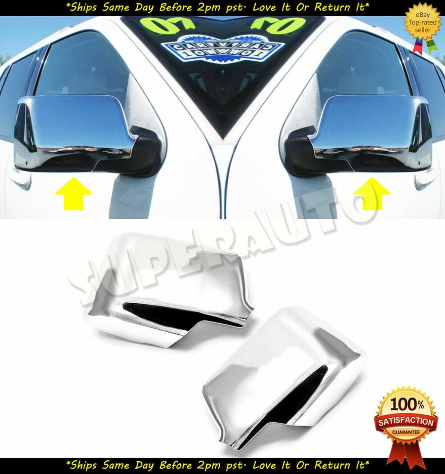 Espejo cromado para Ford Explorer 2006-2010 + Sport Trac + Mountaineer + 4 manijas de puertas Foto 3 de 4