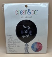 Cheer Co. Latex Balloon Kit Boy Or Girl