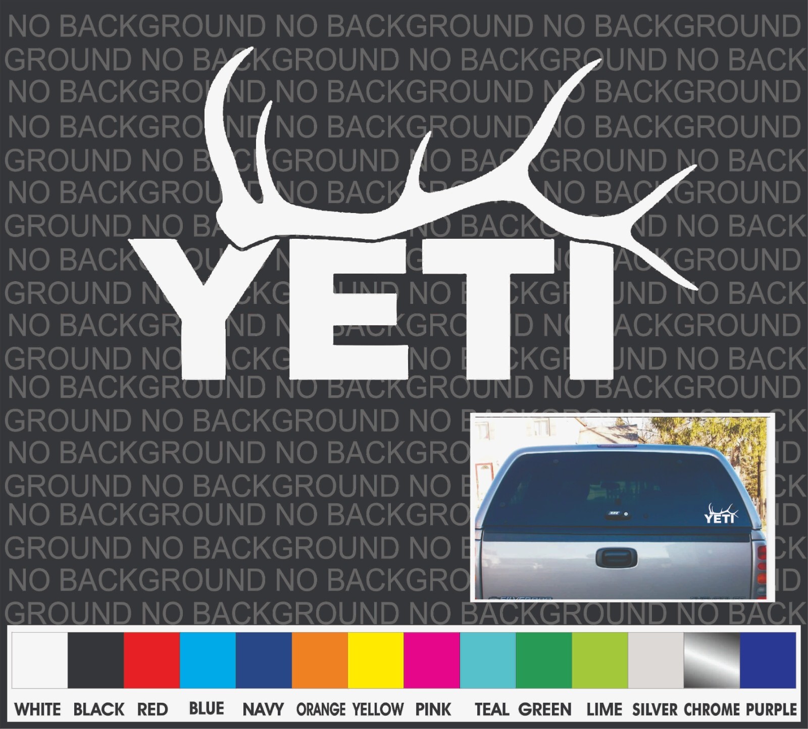 YETI Elk Deer Hunting Boat Cooler Car Truck Window Decal Sticker Laptop 7 eBay