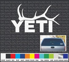Yeti Elk Deer Hunting Boat Cooler Car Truck Window Decal Sticker Laptop 7 Yeti Elk Deer Hunting Boat Cooler Car Truck Window Decal Sticker Laptop 7