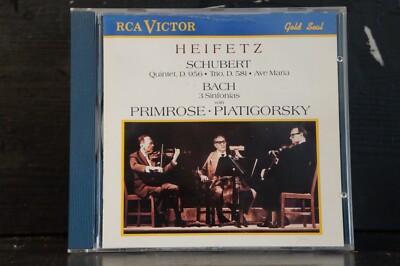 Schubert - Quintet, D. 956/Trio No. 2 / Heifetz/Primose/Piatorsky