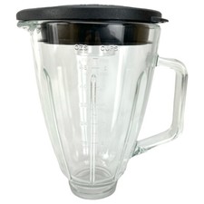 6-Cup 48 oz Round Glass Blender Jar and Lid 3...