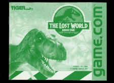 The Lost World: Jurassic Park (Tiger Game.com) *INSTRUCTION MANUAL ONLY*
