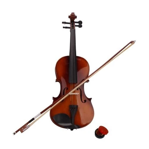 New Violins 4/4 Acoustic Finish w/Hard Case, Bow, Rosin for beginners, Natural
