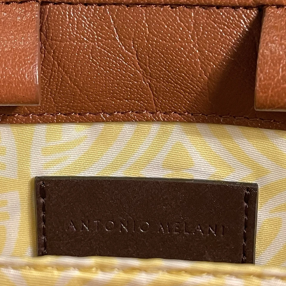 Bandolera para mujer Antonio Melani de cuero marrón Foto 4 de 4