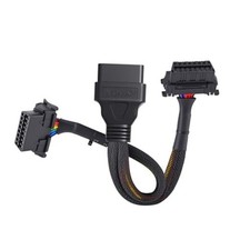 OBD2 Extension Y-Splitter Cable, 16-Pin Male to Dual Female Diagnostic OBDII
