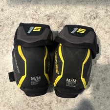 Used Youth Bauer Supreme 1S Supreme Hockey Elbow Pads Size Youth Medium