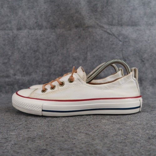 Converse Zapatos Mujer 7 Tenis Sin Cordones Chuck Taylor All Star Shoreline Blanco - Imagen 4 de 14
