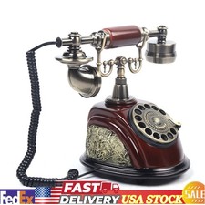 Vintage Style Rotary Phone Princess French Style Old Fashioned Handset Telephone