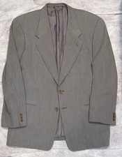 Vintage 80s 90s Giorgio Armani Linen Wool Suit Jacket Blazer Sport Coat 40 Italy