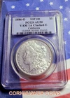 1886-O  MORGAN  VAM 1 A CLASHED E TOP 100 PCGS  AU50 ~  " RARE"