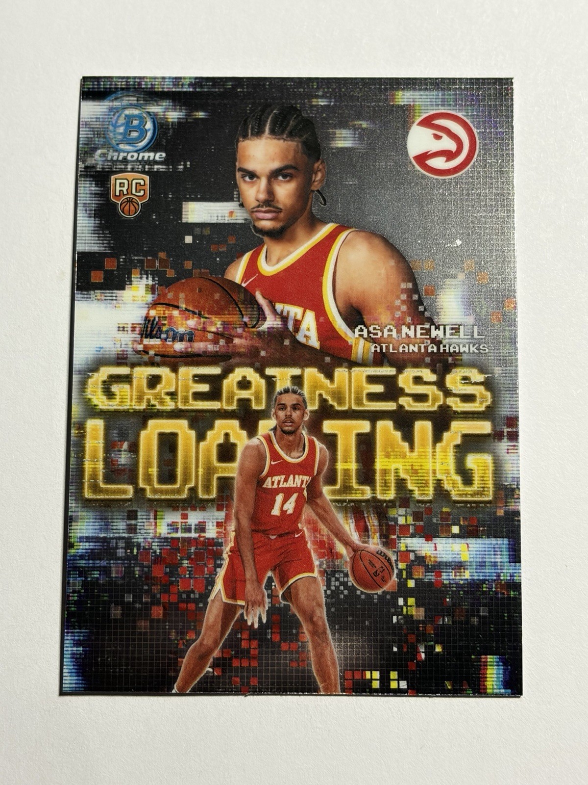 2025-26 Bowman Chrome Asa Newell RC Greatness Loading - GL-23