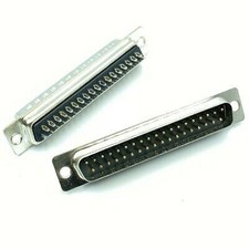 37PIN 37P D-SUB MALE PANEL CONNECTOR QTY:2