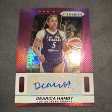 2025 Panini Prizm WNBA - Dearica Hamby #TB-DH Los Angeles Sparks Auto Serial /49