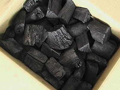 Tea Ceremony Charcoal Kunugi Oak 3kg Irregular Pcs for Practice & Boiling Water