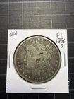 USA Silver Morgan Dollar 1896 S