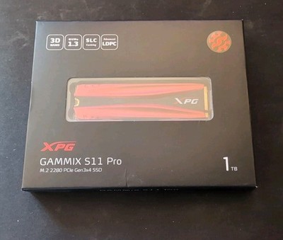 SSD XPG Gammix S11 Pro 1TB PCIe Gen 3x4 NVMe1.3 M.2 SSD 3D Nand Gaming