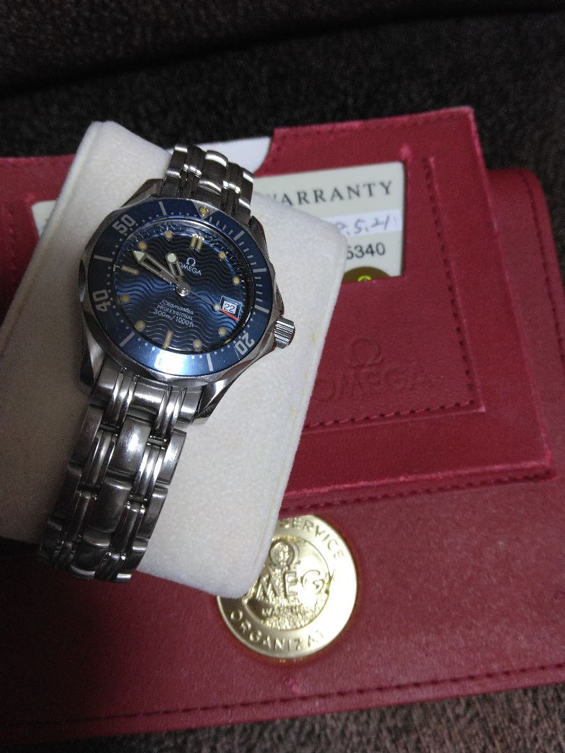 OMEGA Seamaster Quartz レディース 腕時計 ヴィンテージ Omega Seamaster 258380 R3992 Analog Quartz Women 300M Ladies