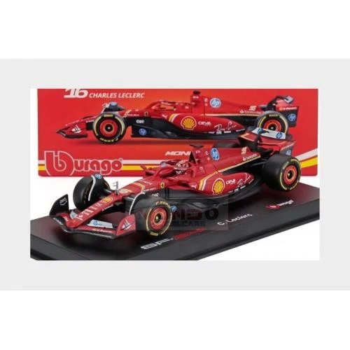 1:43 BURAGO Ferrari F1 Sf-24 #16 Winner Monaco Gp 2024 Leclerc BU36843-L-MONACO - Immagine 2 di 2